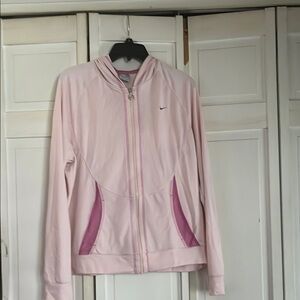 Nike Pink Zip-Up Hoodie